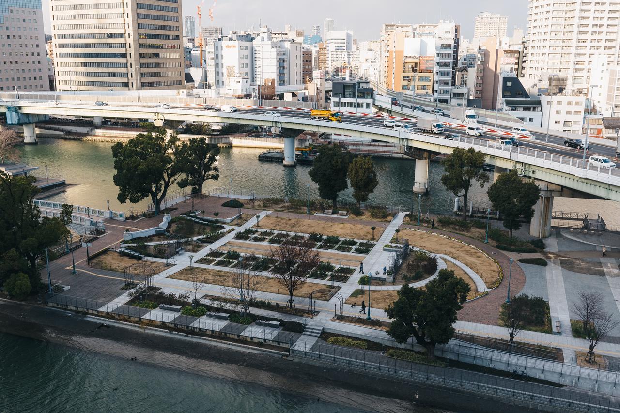 Aqua Cite Kitahama Leilighet Ōsaka Eksteriør bilde